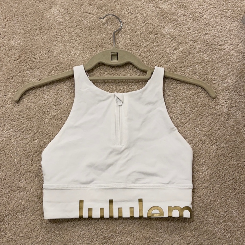 Lululemon Limited Edition Energy Bra, Zip Neckline